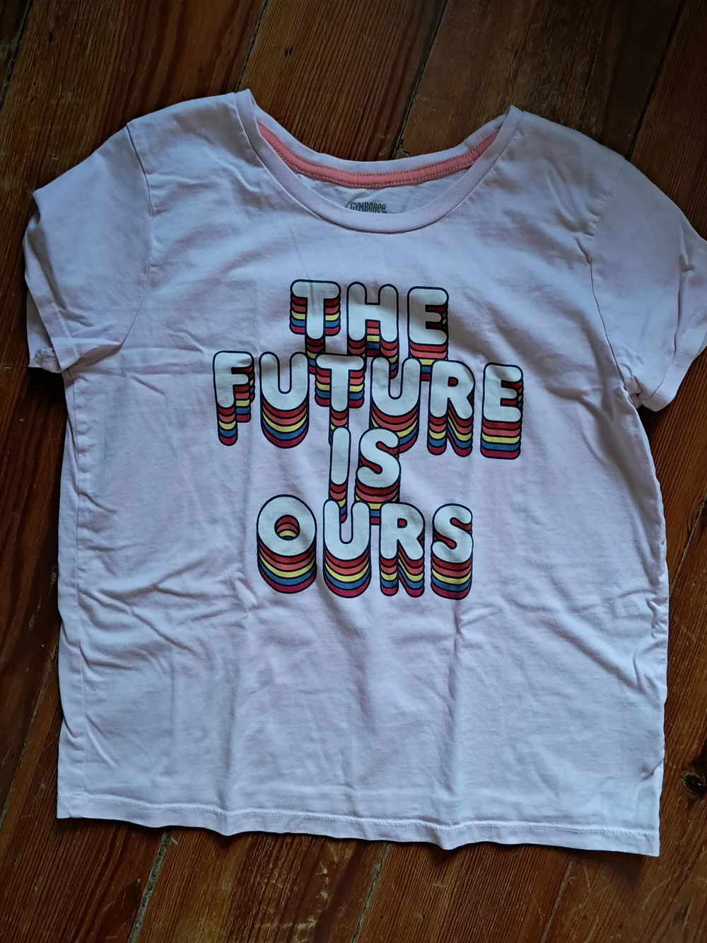 Gymboree Girls' Pink 'The Future Is Ours' Graphic Tee